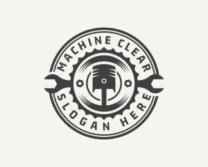 Tool - Piston Mechanic Wrench logo design
