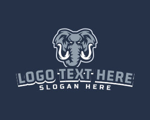 Gaming Mascot - Furious Elephant Esport logo design