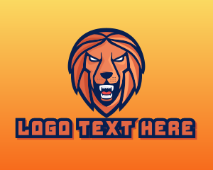 Mane - Angry Lion Varsity logo design