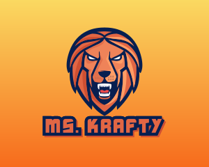 Angry Lion Varsity Logo