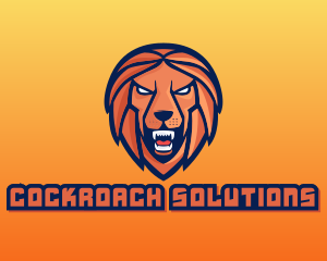 Angry Lion Varsity logo design