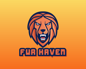 Angry Lion Varsity logo design