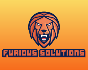 Angry Lion Varsity logo design