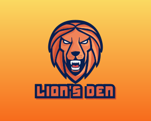 Lion - Angry Lion Varsity logo design