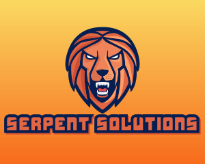 Angry Lion Varsity logo design