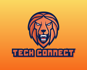 Streamer - Angry Lion Varsity logo design
