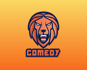 Angry Lion Varsity logo design