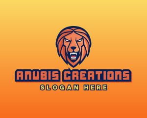 Angry Lion Varsity logo design