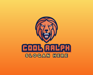 Angry Lion Varsity logo design