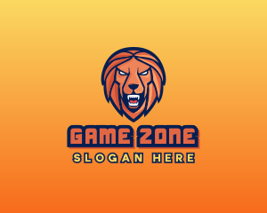 Angry Lion Varsity logo design