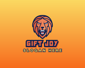 Angry Lion Varsity logo design