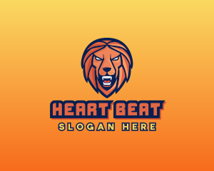 Angry Lion Varsity logo design