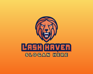 Angry Lion Varsity logo design