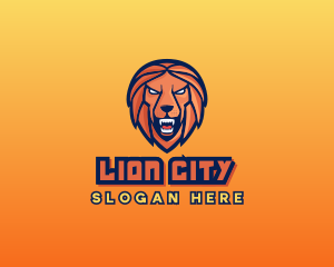 Angry Lion Varsity logo design