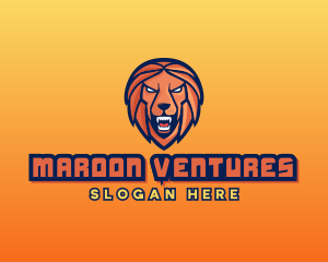 Angry Lion Varsity logo design