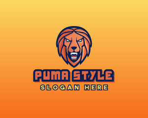 Angry Lion Varsity logo design