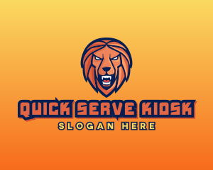 Angry Lion Varsity logo design