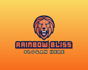 Angry Lion Varsity logo design