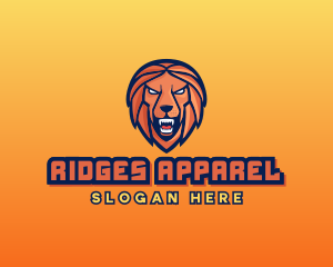 Angry Lion Varsity logo design