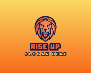 Angry Lion Varsity logo design