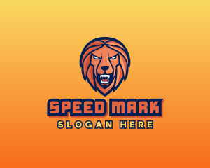 Angry Lion Varsity logo design