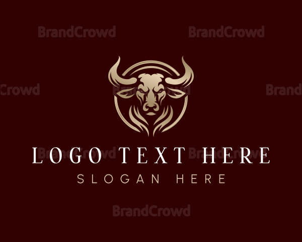 Premium Bull Horn Logo