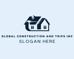 House Construction Tools logo design