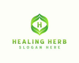 Leaf Organic Herb logo design