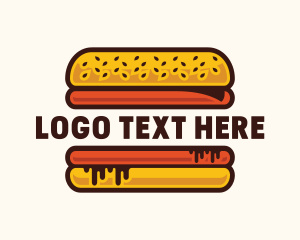 Burger - Burger Sandwich Fastfood logo design