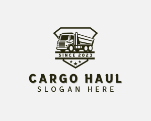 Construction Delivery Truck logo design