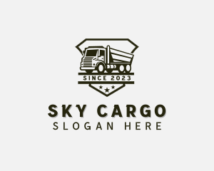 Construction Delivery Truck logo design