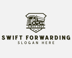 Construction Delivery Truck logo design