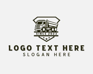Delivery - Construction Delivery Truck logo design