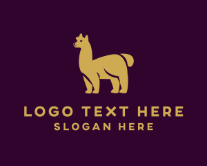 Alpaca - Wild Alpaca Animal logo design