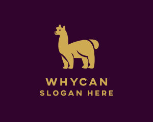 Sanctuary - Wild Alpaca Animal logo design