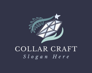 Hand Branch Diamond logo design