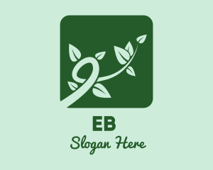 Gree Vine Leaves logo design