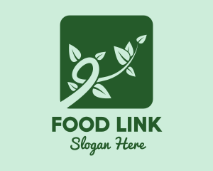 Gree Vine Leaves logo design