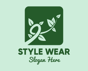 Gree Vine Leaves logo design