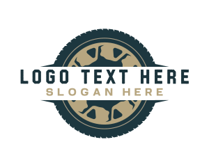 Lug Wrench - Automotive Tire Wheels logo design