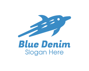 Blue Dolphin Aquarium logo design