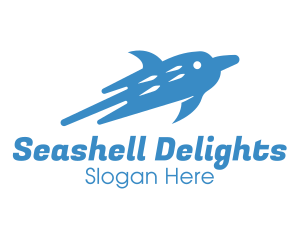 Blue Dolphin Aquarium logo design