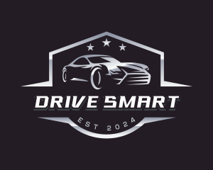 Car Driving Automotive logo design