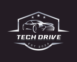 Car Driving Automotive logo design