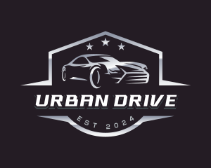 Car Driving Automotive logo design