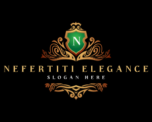 Elegant Crest Shield logo design