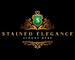 Elegant Crest Shield logo design