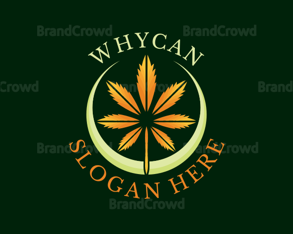 Dried Cannabis Leaf Logo