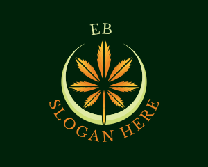 Garden - Dried Cannabis Leaf logo design