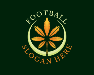 Grass - Dried Cannabis Leaf logo design